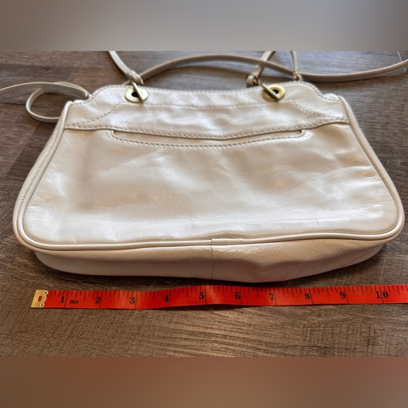 HOBO Refine Double Strap Shoulder Bag - Latte Cream with Gold Hardware - Picture 6 of 17